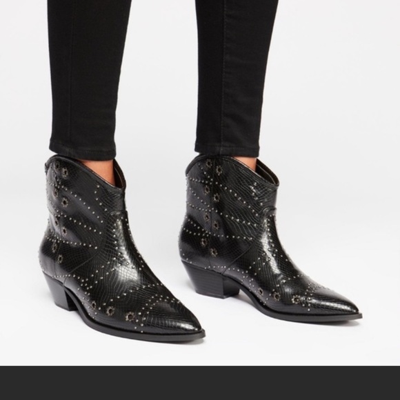 Free People Shoes - Free People x Farylrobin Black Vegan Western Boot
